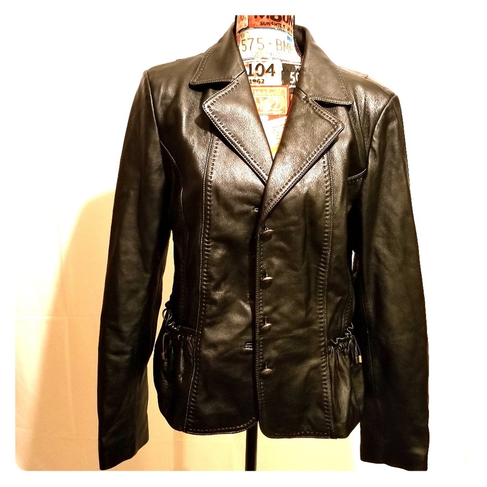 Leather jacket